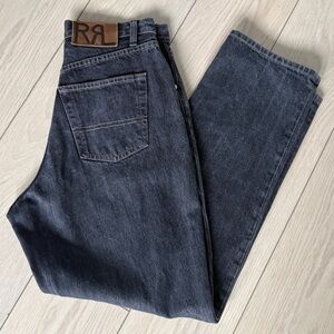 RRL by Ralph Lauren Vintage Men’s Straight Leg Jean In Black 29x29